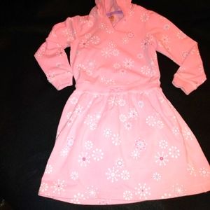 Girls Oshkosh Hooded Dress 4T